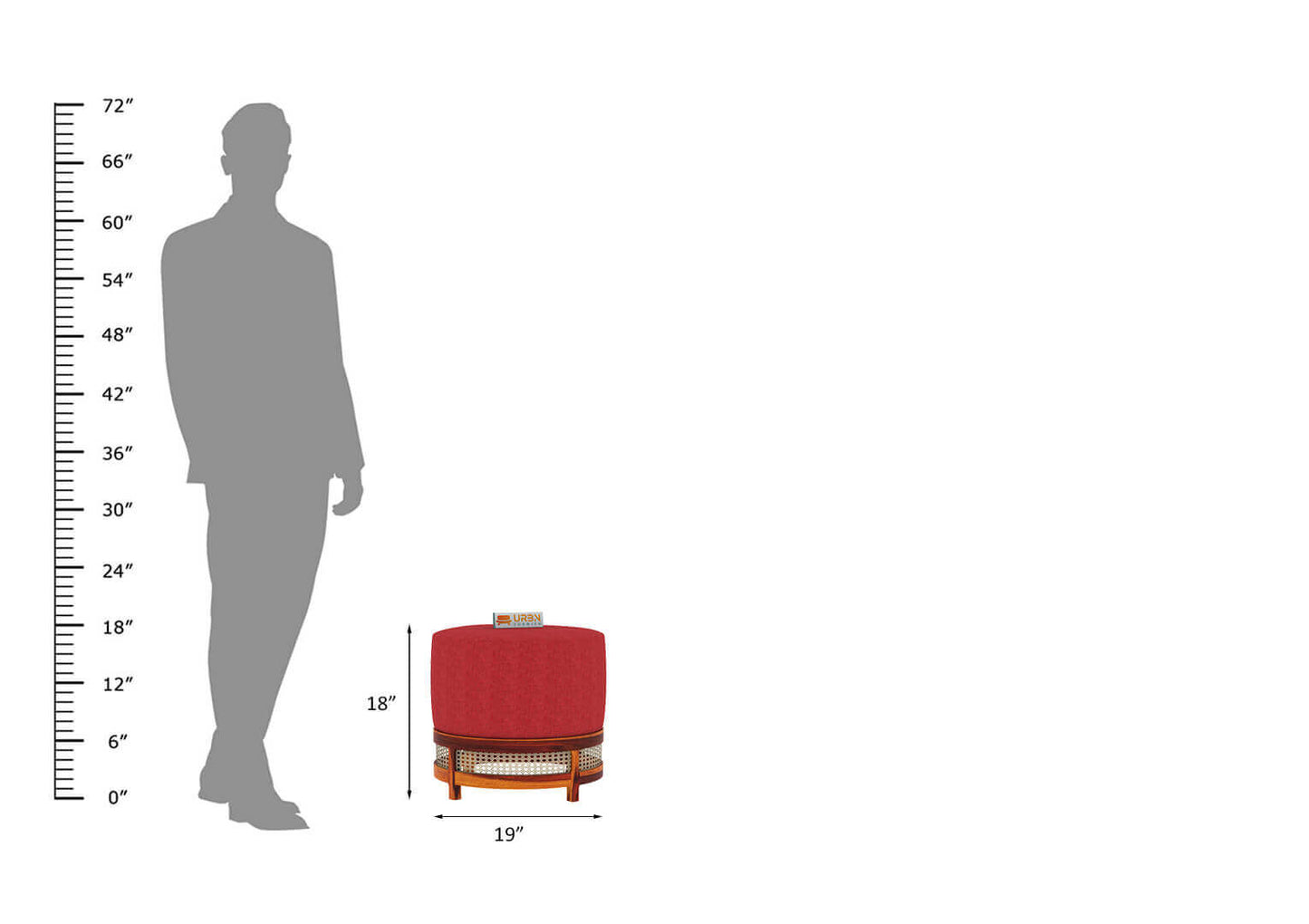 Lenika Stool - Urbnfurnish