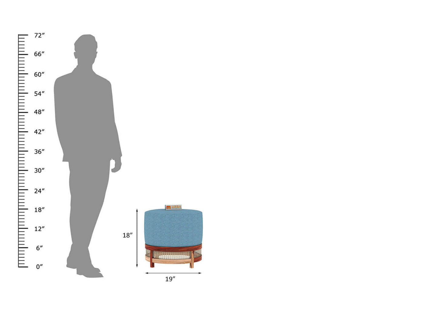 Lenika Stool - Urbnfurnish