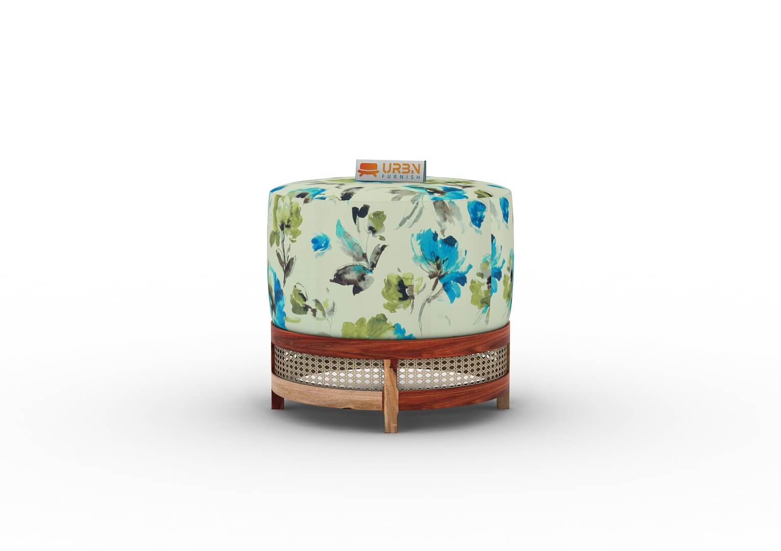 Lenika Stool (Printed Fabric) - Urbnfurnish