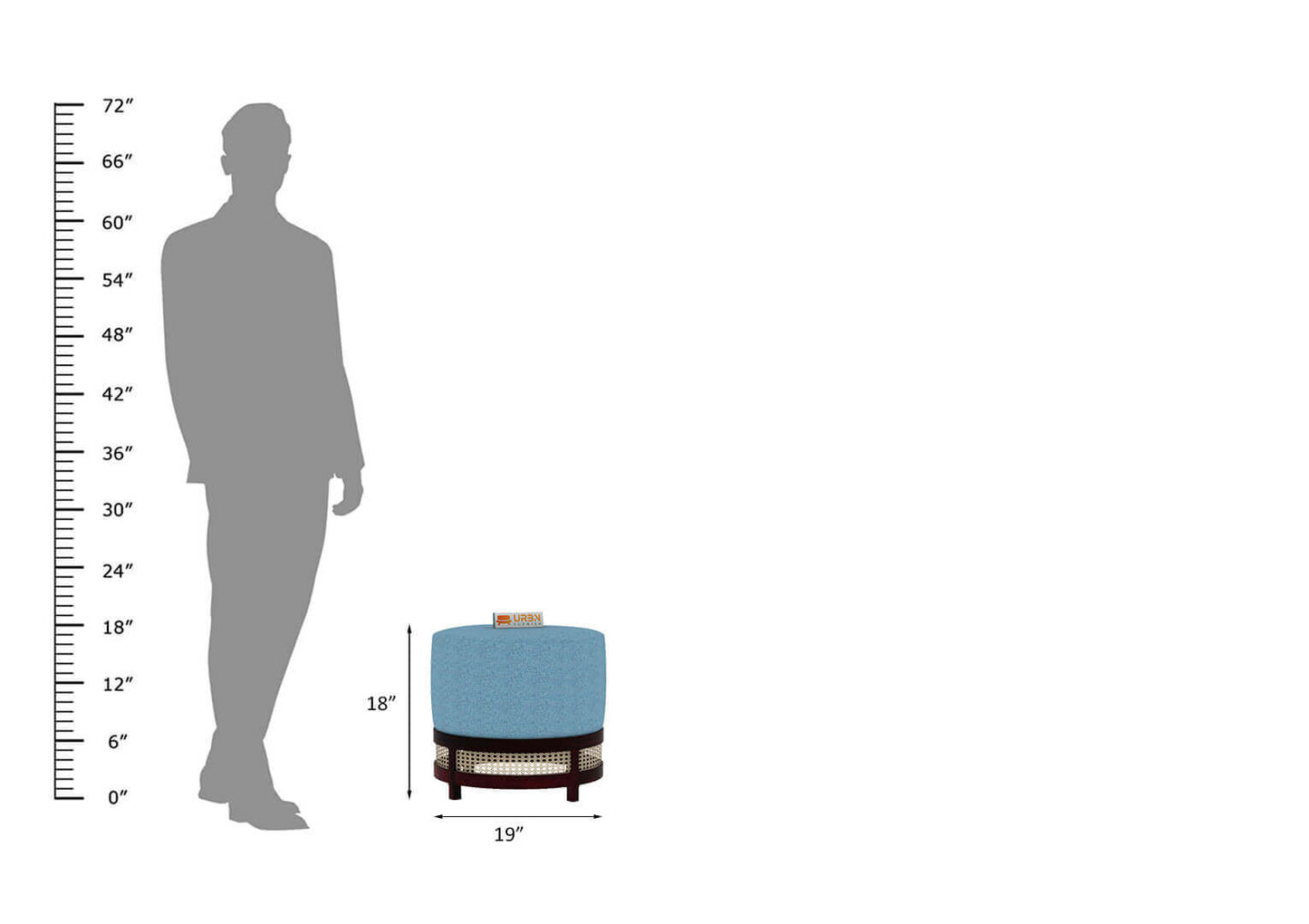 Lenika Stool - Urbnfurnish