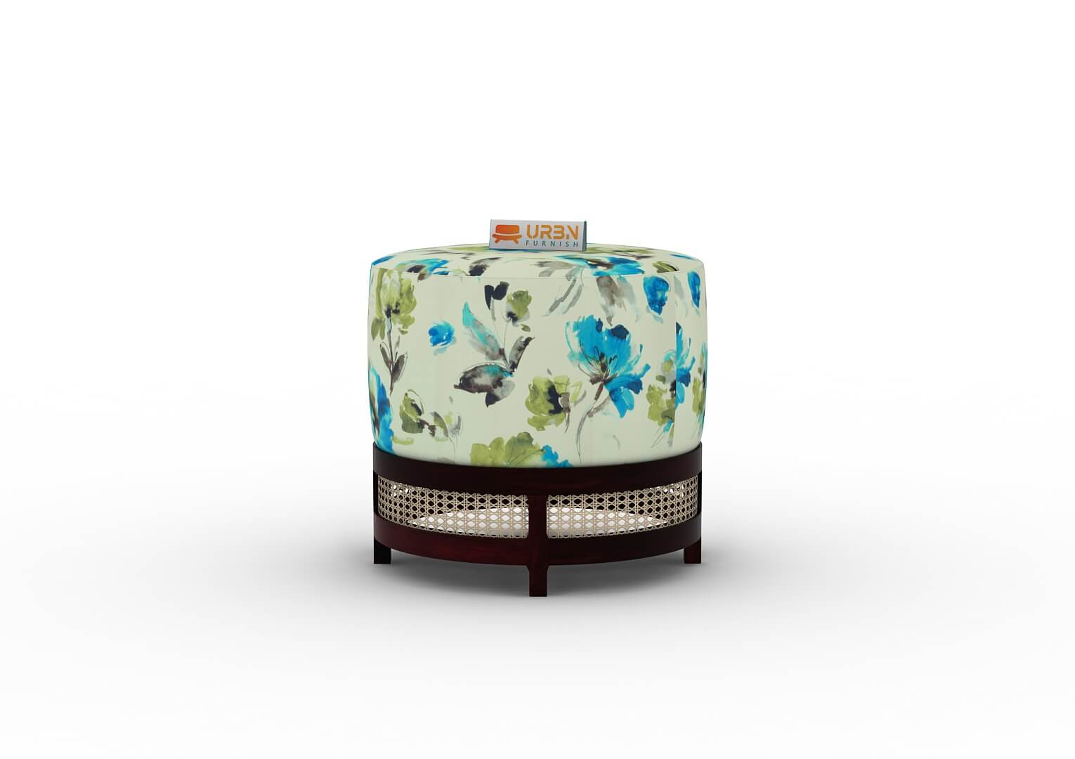Lenika Stool (Printed Fabric) - Urbnfurnish