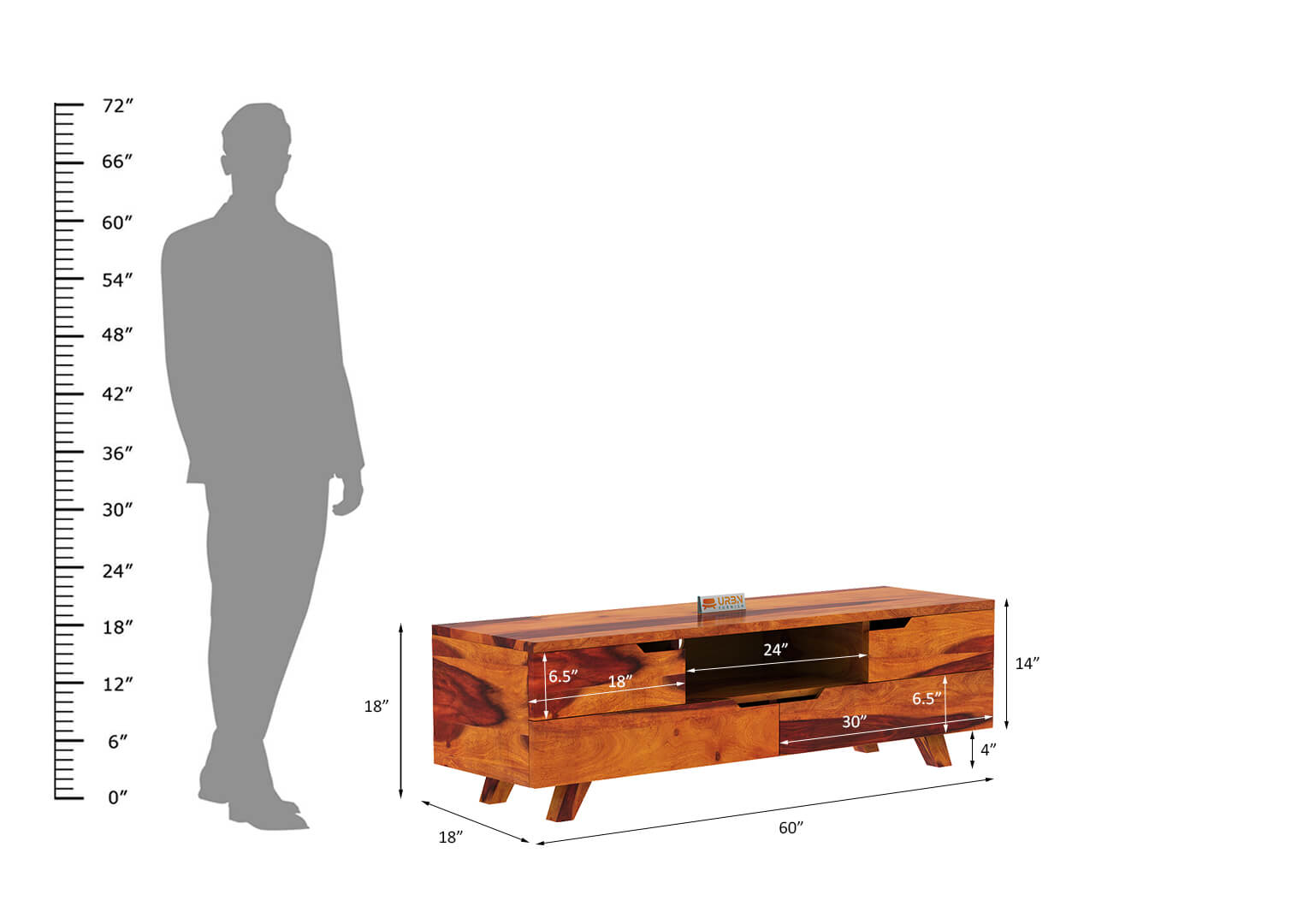 Lissome Tv Unit - Urbnfurnish