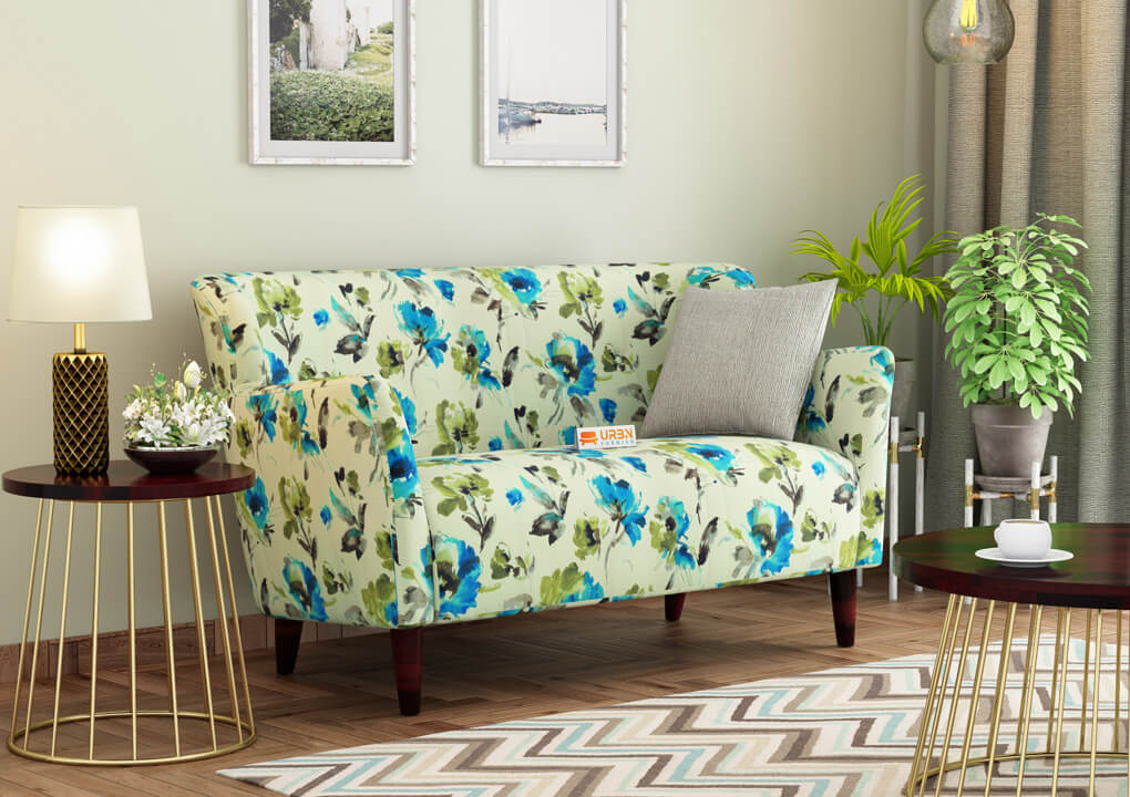Lovebird Love Seat (Printed Fabric) - Urbnfurnish