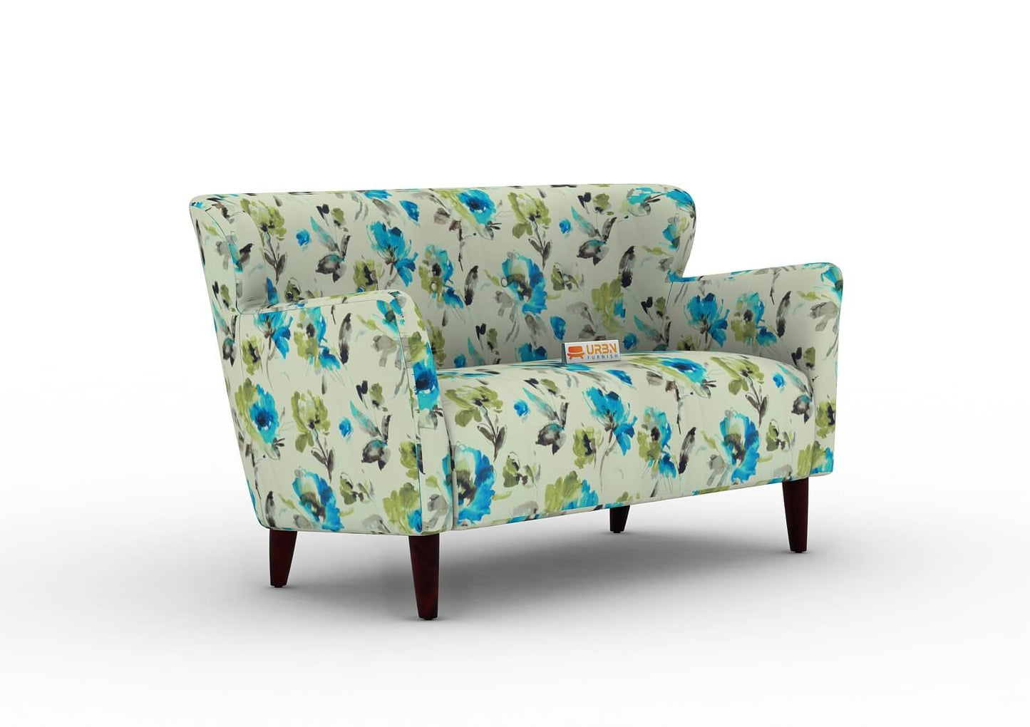 Lovebird Love Seat (Printed Fabric) - Urbnfurnish