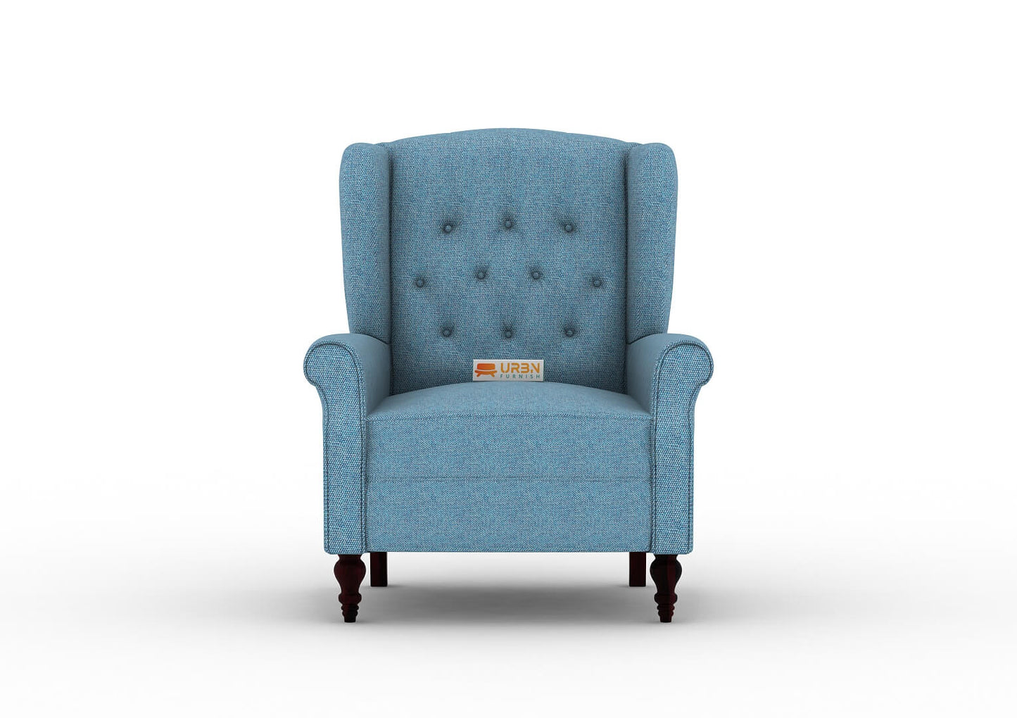 Maharaja Handtufted Back Wingback Chair - Urbnfurnish