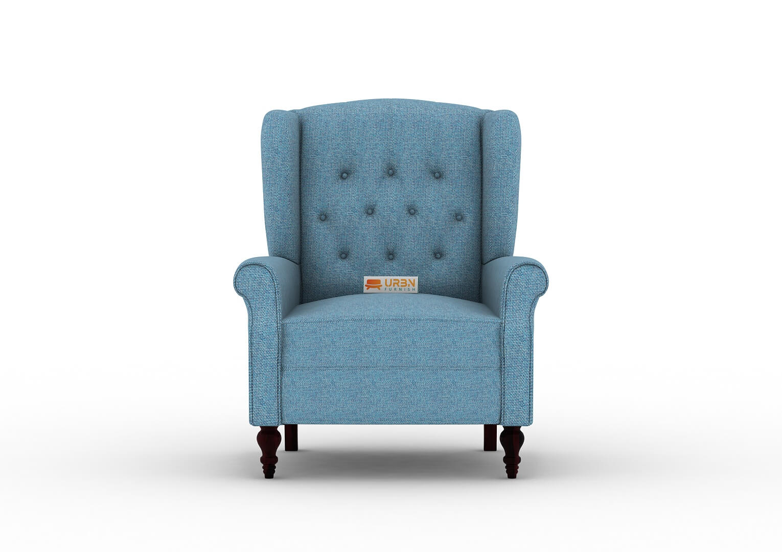 Maharaja Handtufted Back Wingback Chair - Urbnfurnish