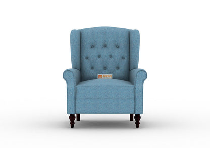 Maharaja Handtufted Back Wingback Chair - Urbnfurnish