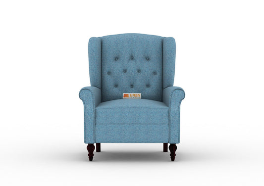 Maharaja Handtufted Back Wingback Chair - Urbnfurnish