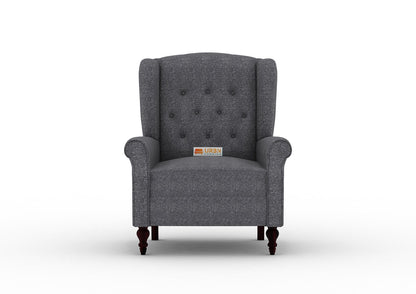 Maharaja Handtufted Back Wingback Chair - Urbnfurnish