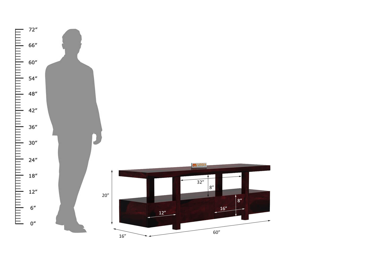 Majime Tv Unit - Urbnfurnish