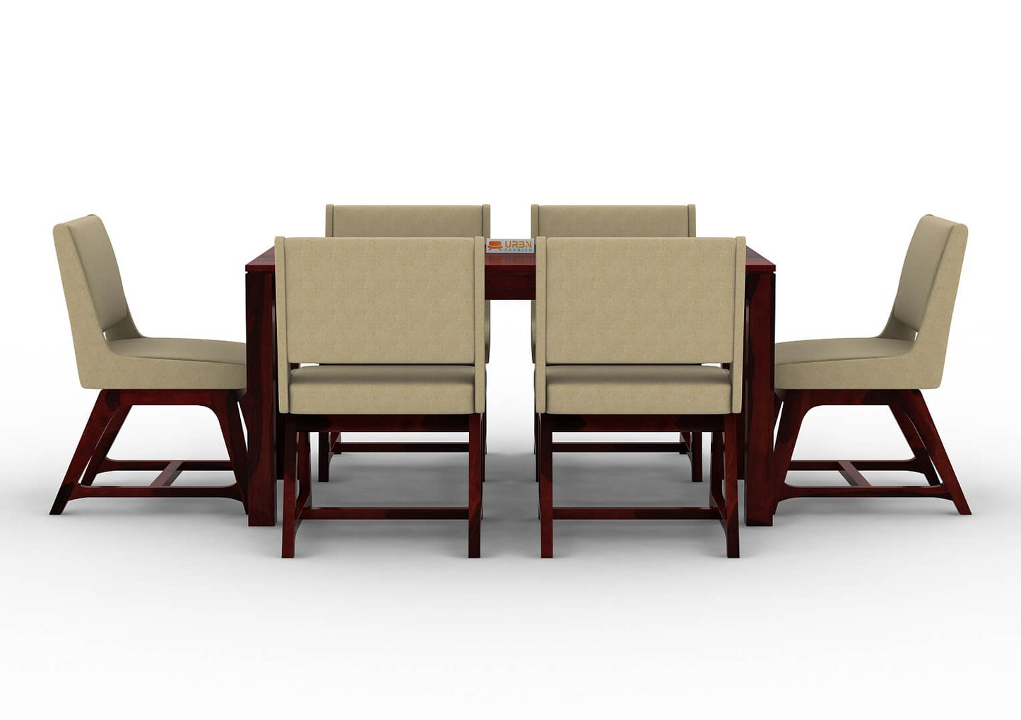 Maple-6-Seater-Dining-Set-Mahogany-Ivory_2
