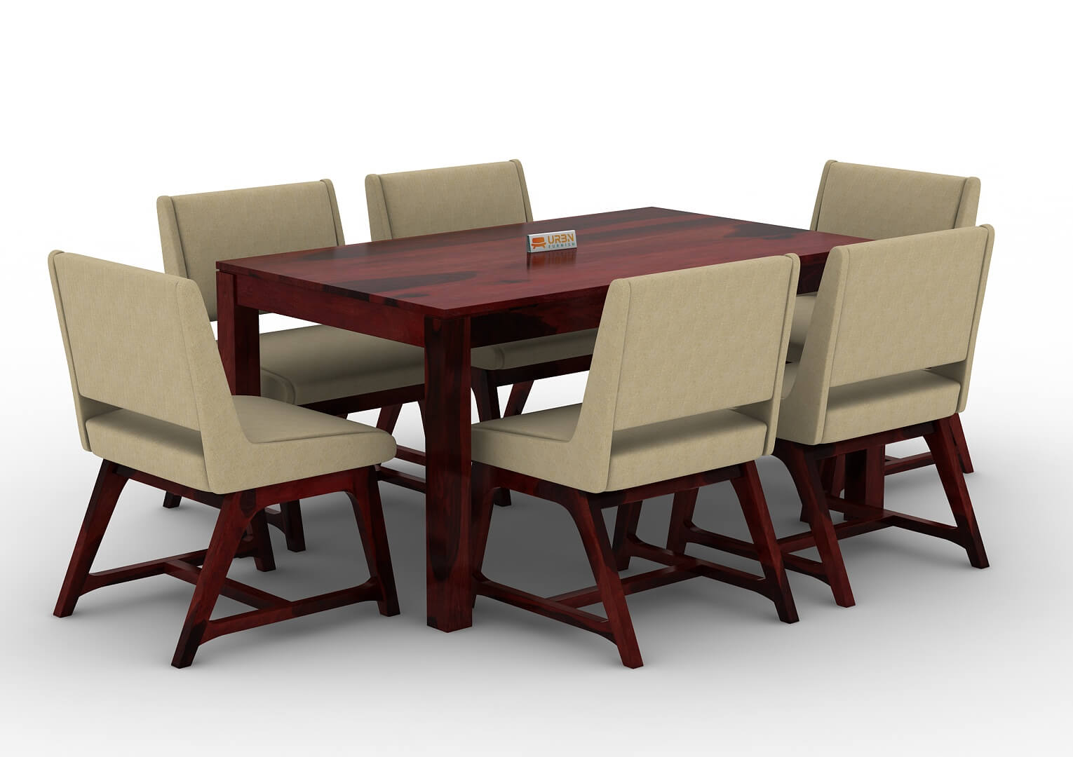 Maple-6-Seater-Dining-Set-Mahogany-Ivory_3