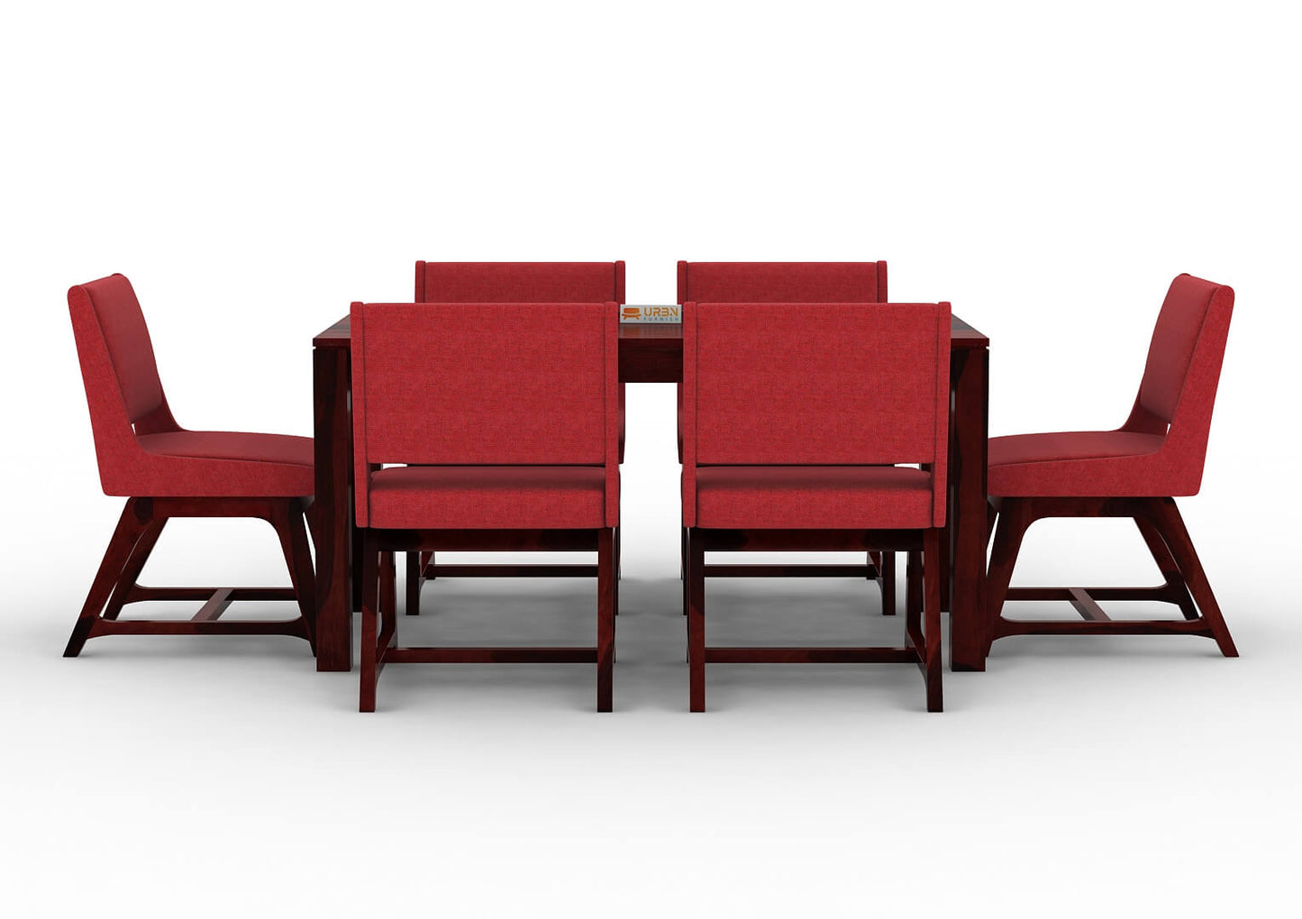 Maple-6-Seater-Dining-Set-Mahogany-Red_2