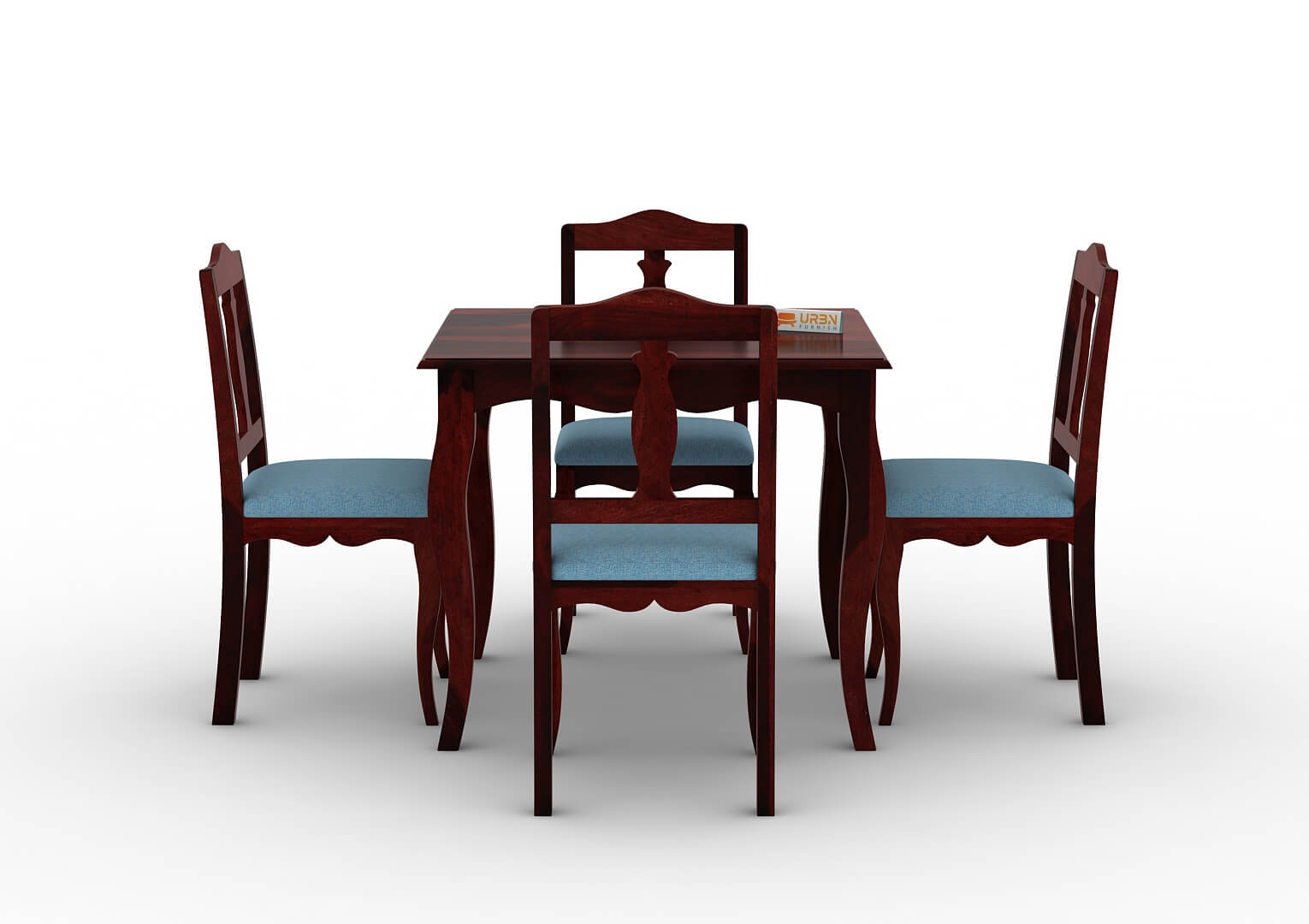 Mehavi-4-Seater-Dining-Set-Cushioned-Mahogany-Blue_2