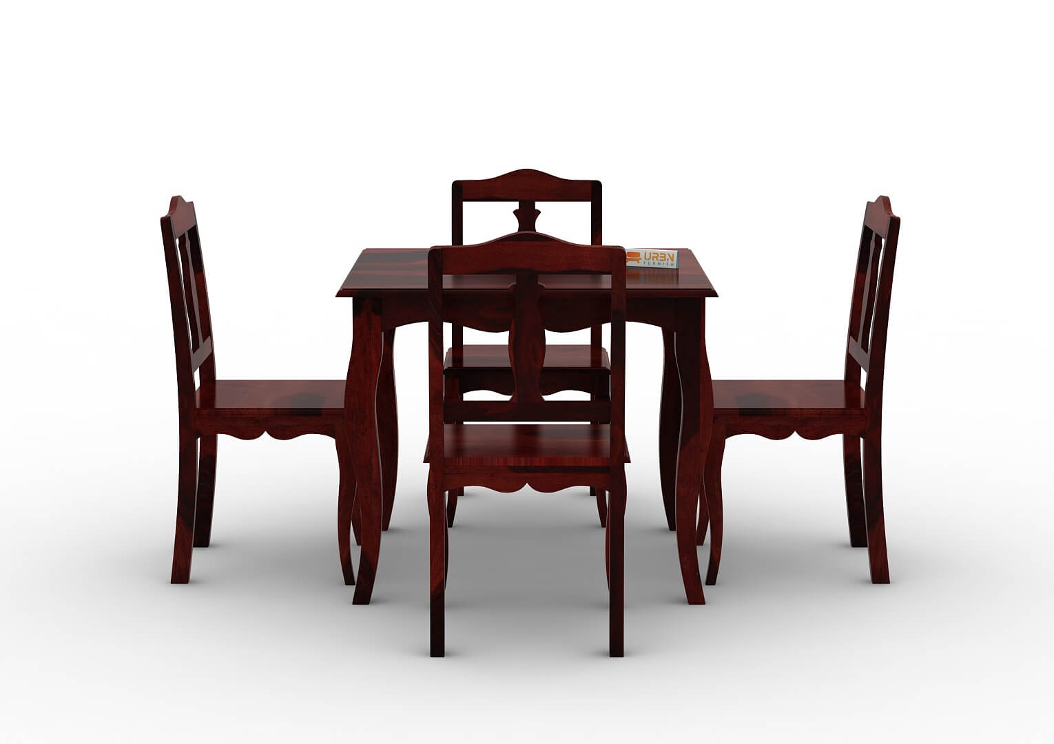 Mehavi-4-Seater-Dining-Set-Mahogany_2