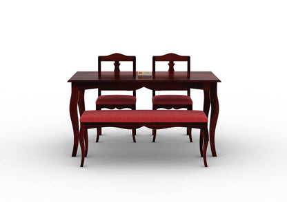Mehavi-4-Seater-Dining-Set-With-Bench-Cushioned-Mahogany-Red_2