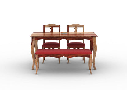 Mehavi-4-Seater-Dining-Set-With-Bench-Cushioned-Natural-Red_2