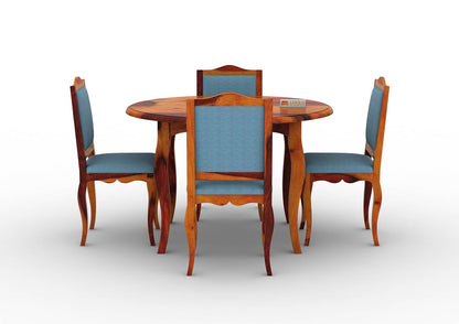 Mehavi-4-Seater-Round-Dining-Set-Honey-Blue_2