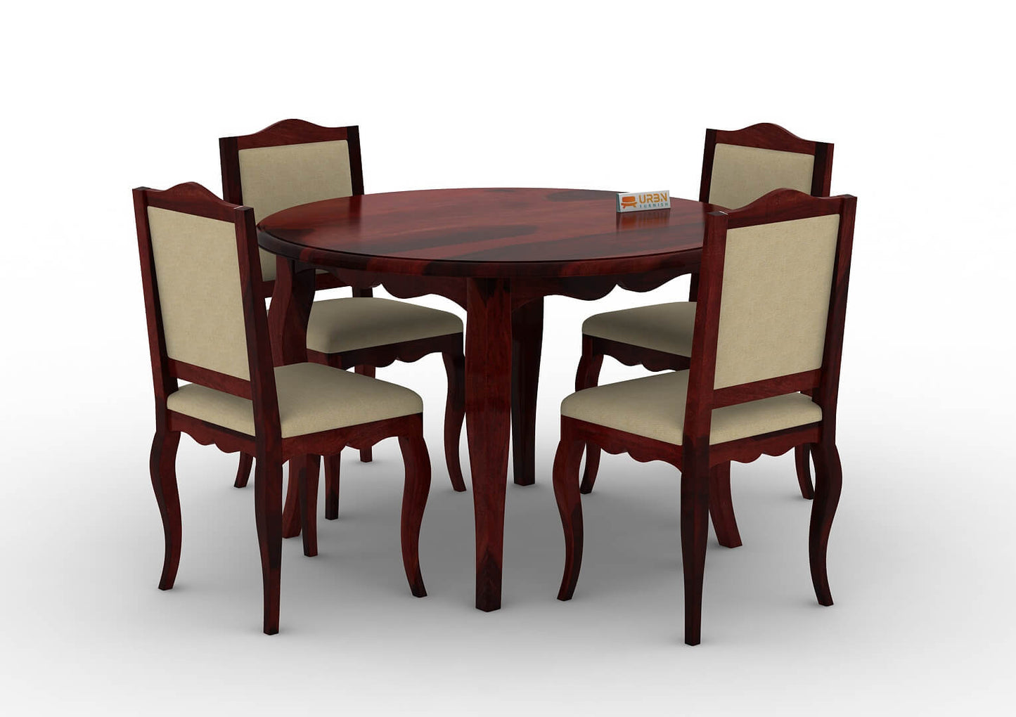 Mehavi-4-Seater-Round-Dining-Set-Mahogany-Ivory_3