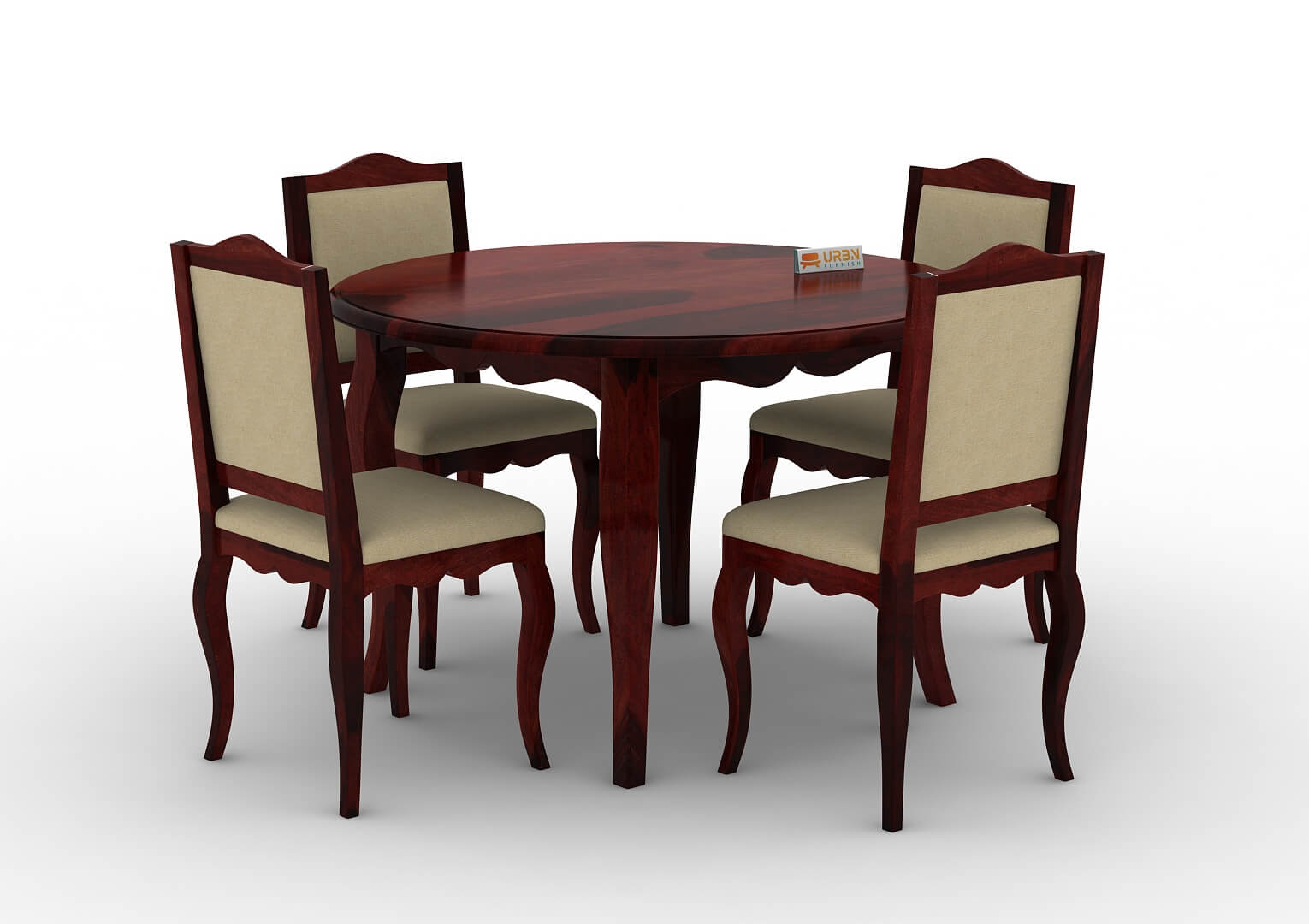 Mehavi-4-Seater-Round-Dining-Set-Mahogany-Ivory_3
