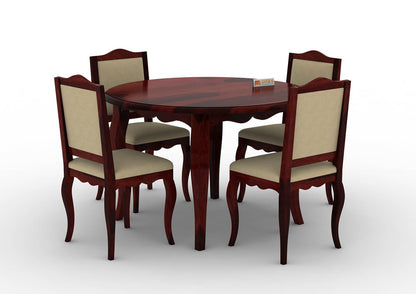 Mehavi-4-Seater-Round-Dining-Set-Mahogany-Ivory_3