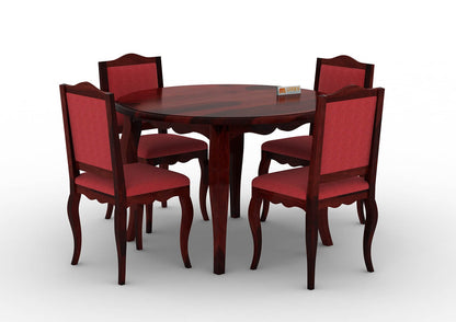 Mehavi-4-Seater-Round-Dining-Set-Mahogany-Red_3