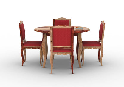 Mehavi-4-Seater-Round-Dining-Set-Natural-Red_2