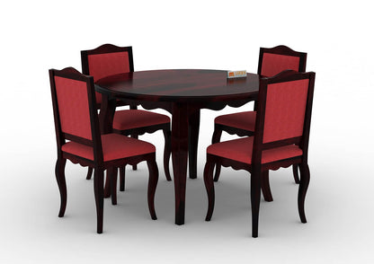 Mehavi-4-Seater-Round-Dining-Set-Walnut-Red_3