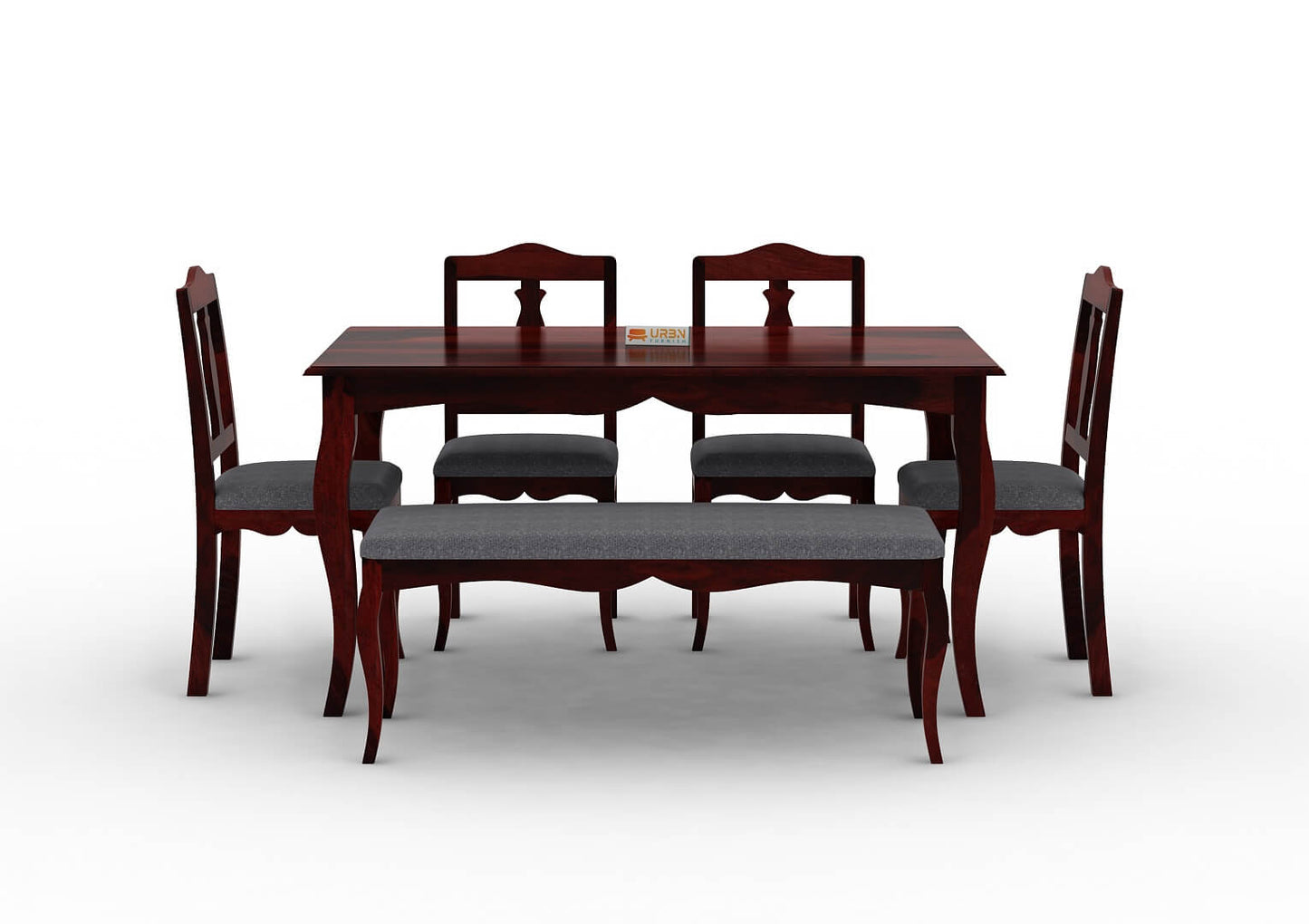 Mehavi-6-Seater-Dining-Set-With-Bench-Cushioned-Mahogany-Gray_2