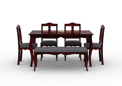 Mehavi-6-Seater-Dining-Set-With-Bench-Cushioned-Mahogany-Gray_2