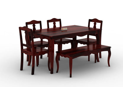 Mehavi-6-Seater-Dining-Set-With-Bench-Mahogany_3