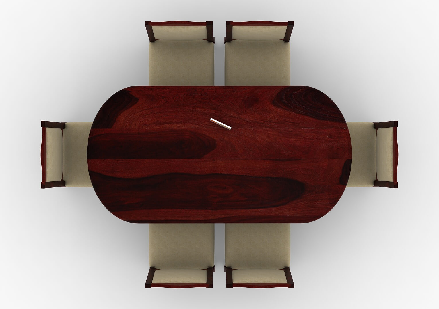 Mehavi-6-Seater-Oval-Dining-Set-Mahogany-Ivory_4