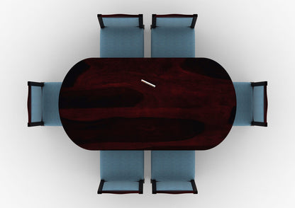 Mehavi-6-Seater-Oval-Dining-Set-Walnut-Blue_4