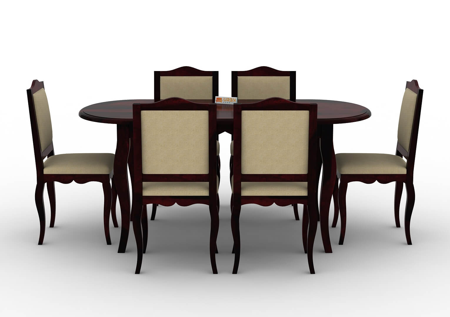 Mehavi-6-Seater-Oval-Dining-Set-Walnut-Ivory_2