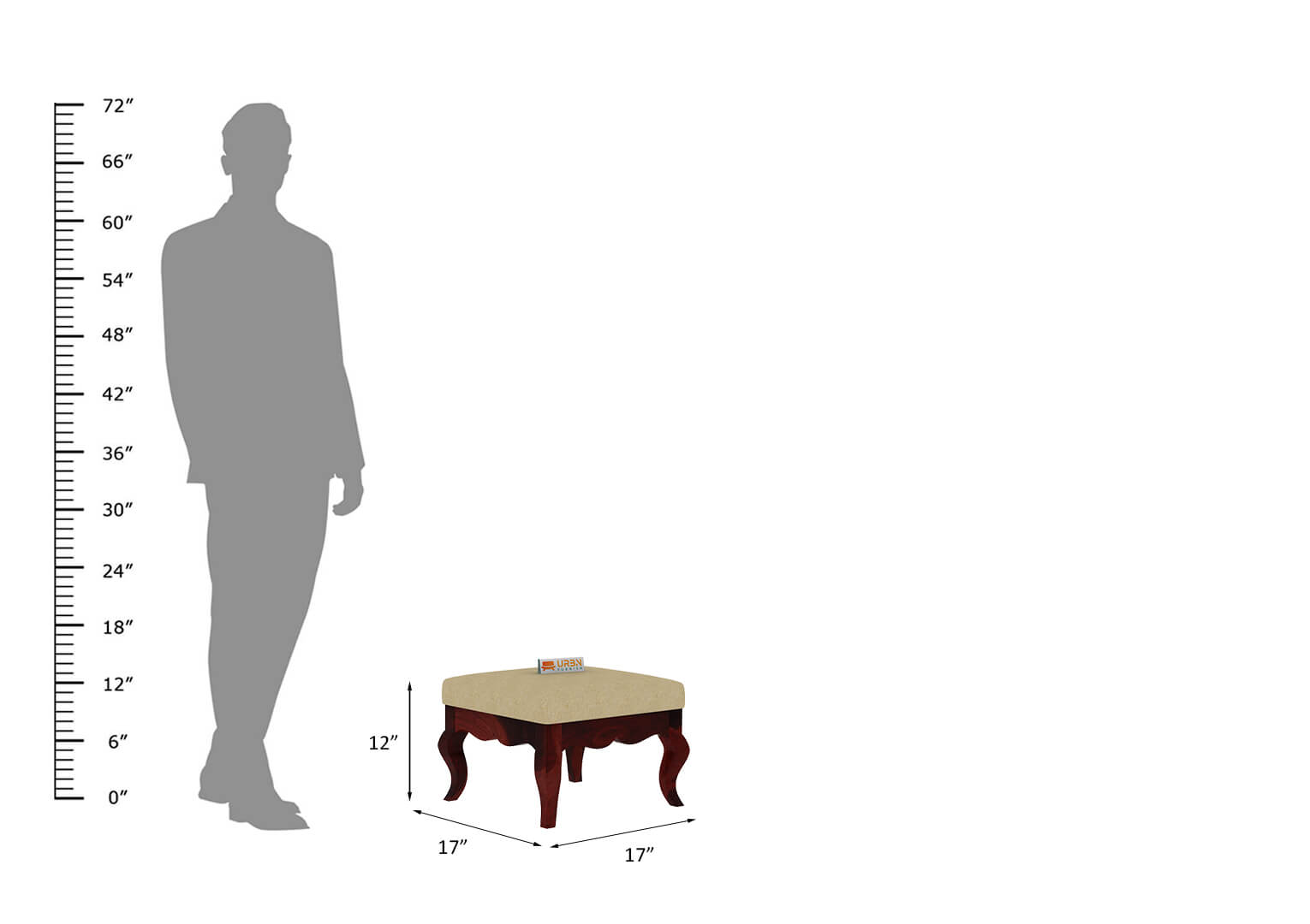 Mehavi Foot Stool - Urbnfurnish