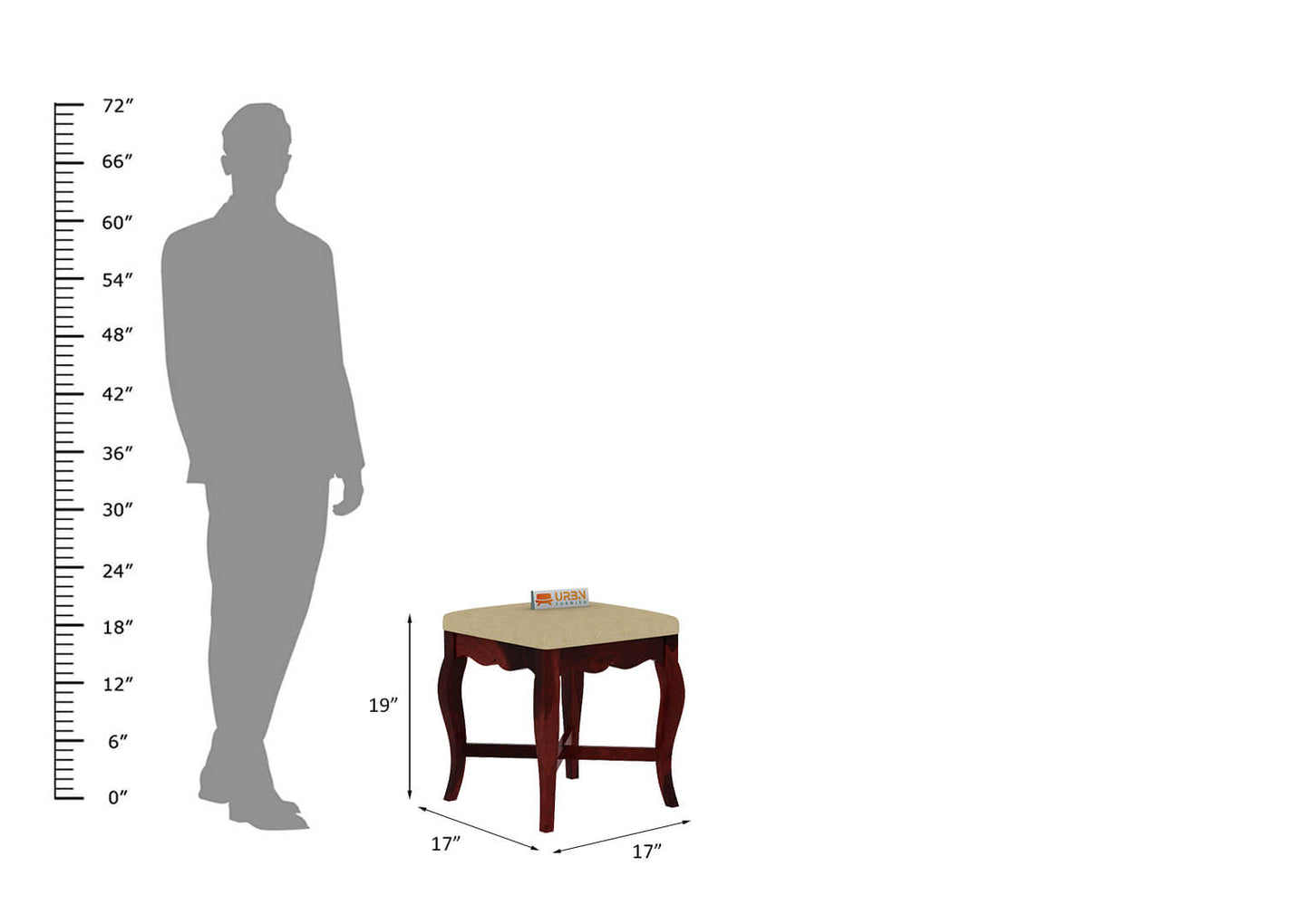 Mehavi Stool - Urbnfurnish