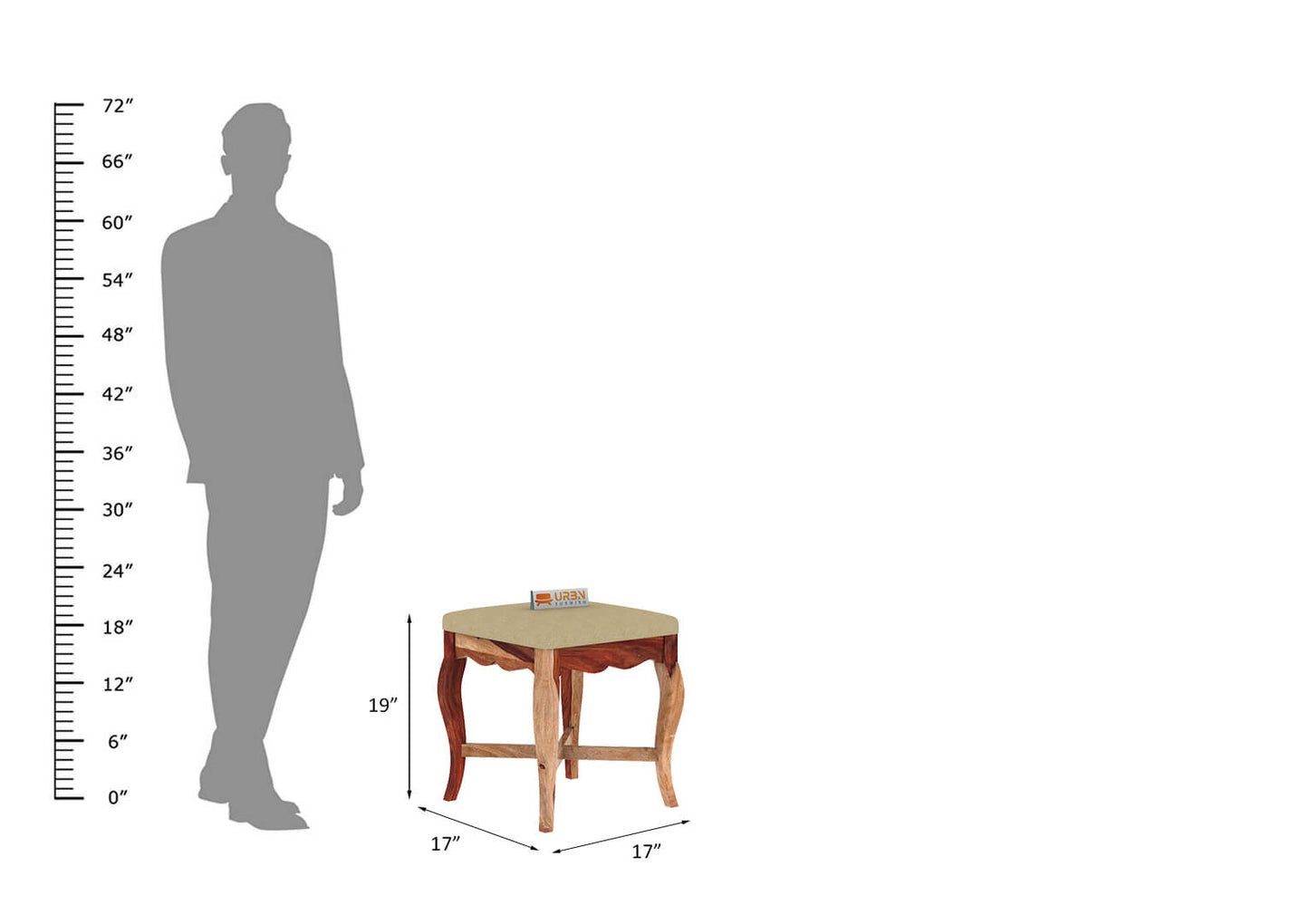 Mehavi Stool - Urbnfurnish
