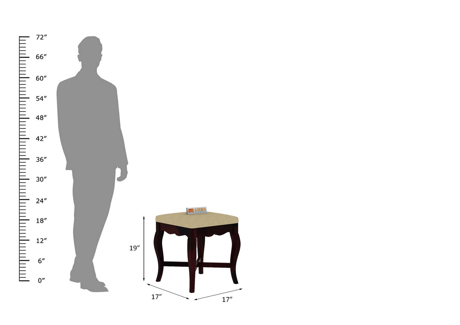 Mehavi Stool - Urbnfurnish