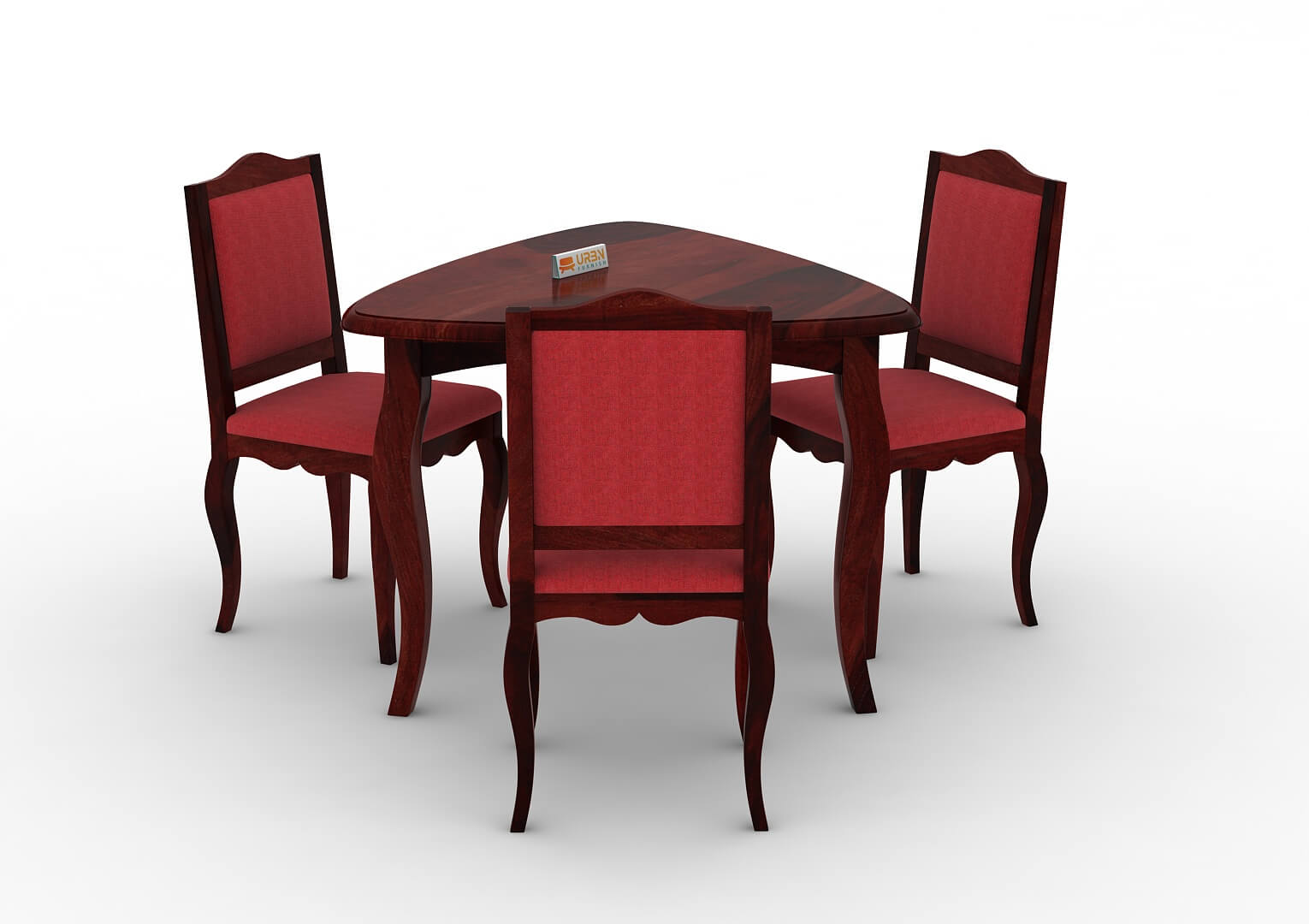 Mehavi-Triangular-Dining-Set-Mahogany-Red_3