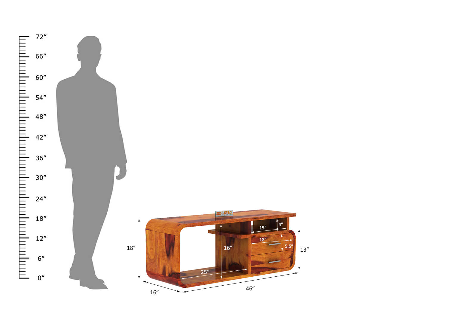Meraki With Drawer Tv Unit - Urbnfurnish