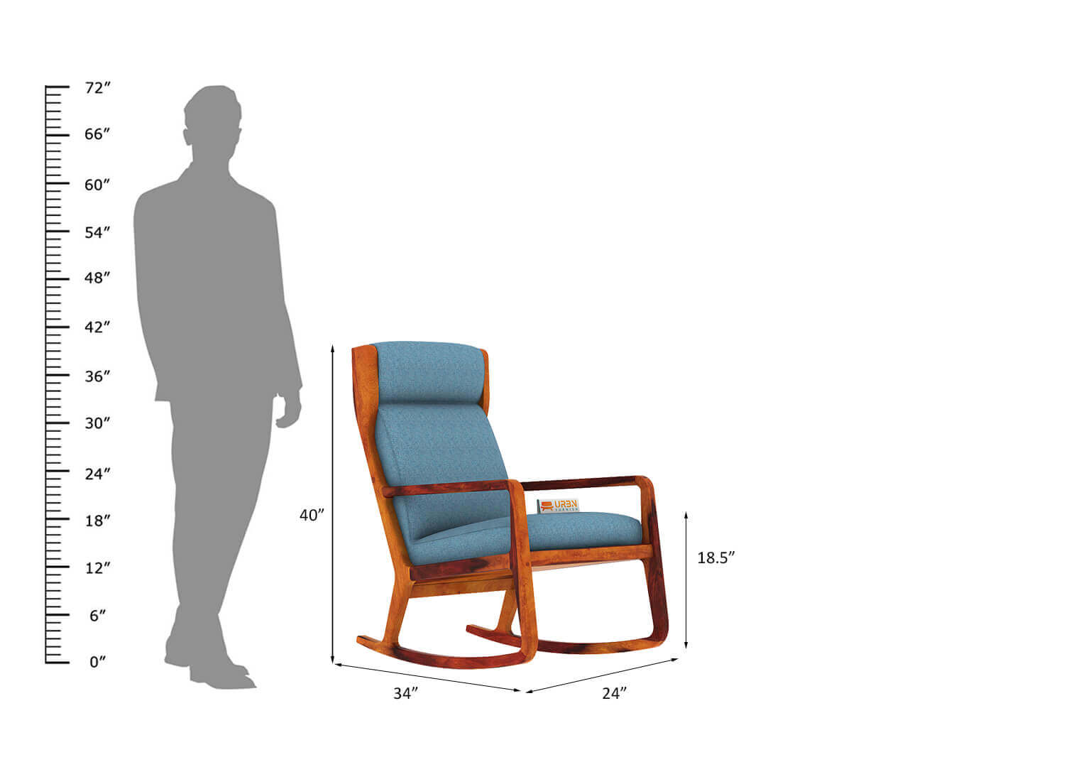 Metanoia Rocking Chair - Urbnfurnish