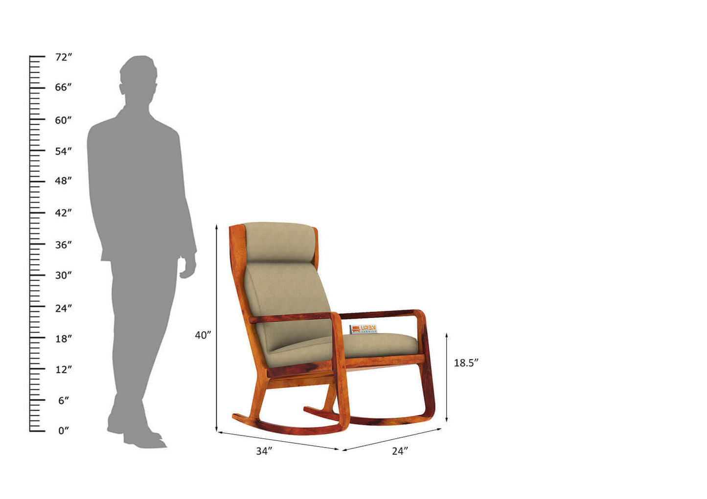Metanoia Rocking Chair - Urbnfurnish