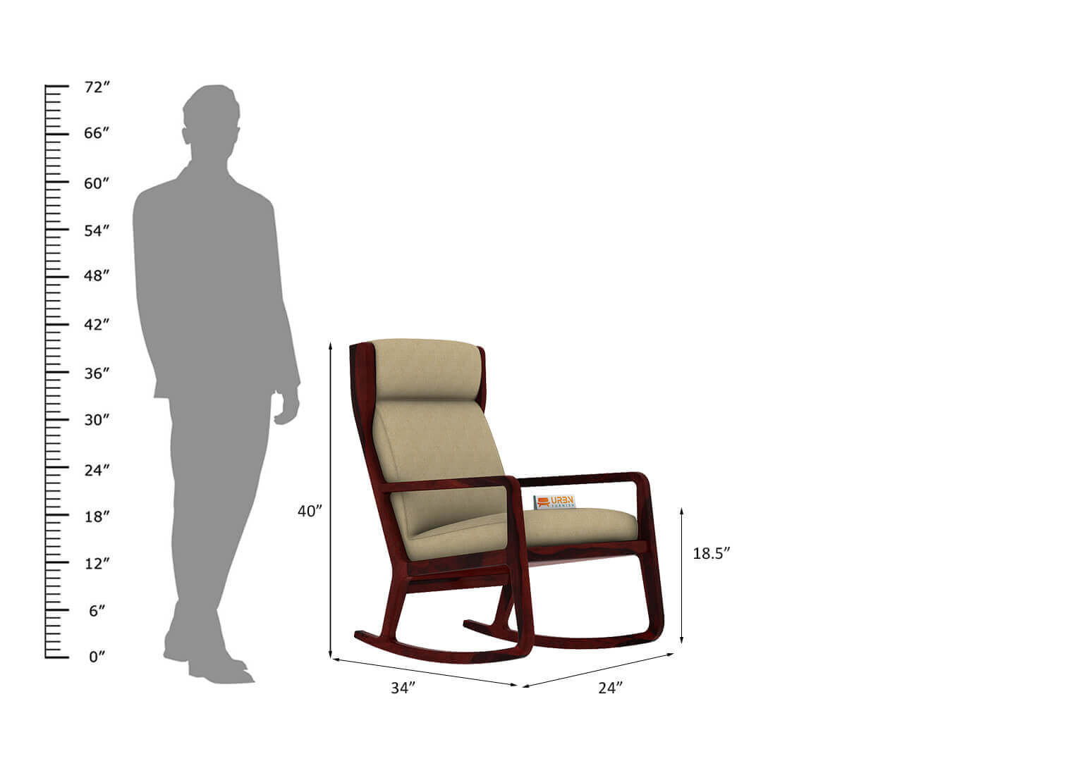 Metanoia Rocking Chair - Urbnfurnish