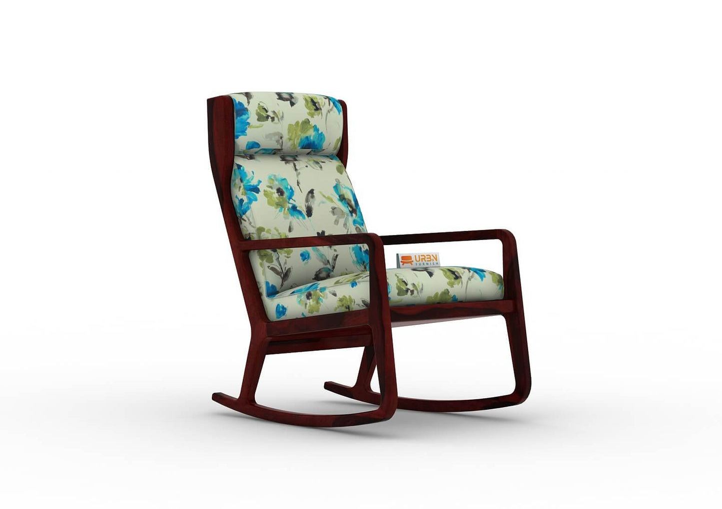 Metanoia Rocking Chair (Printed Fabric) - Urbnfurnish