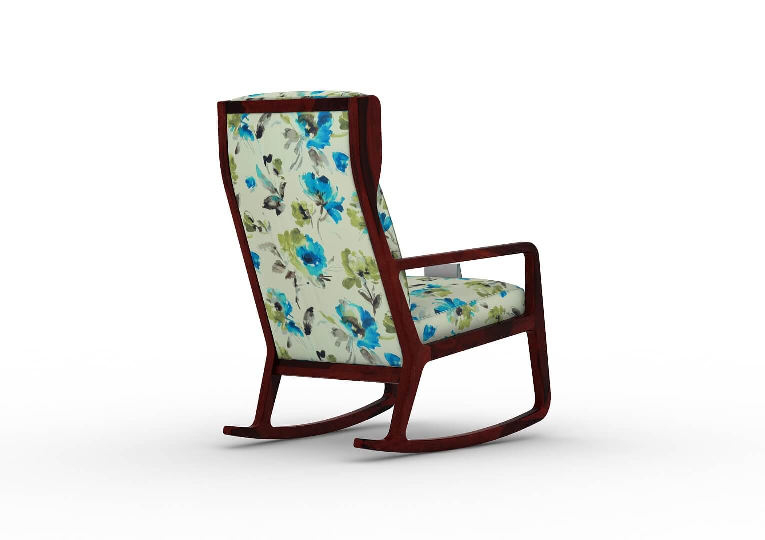 Metanoia Rocking Chair (Printed Fabric) - Urbnfurnish