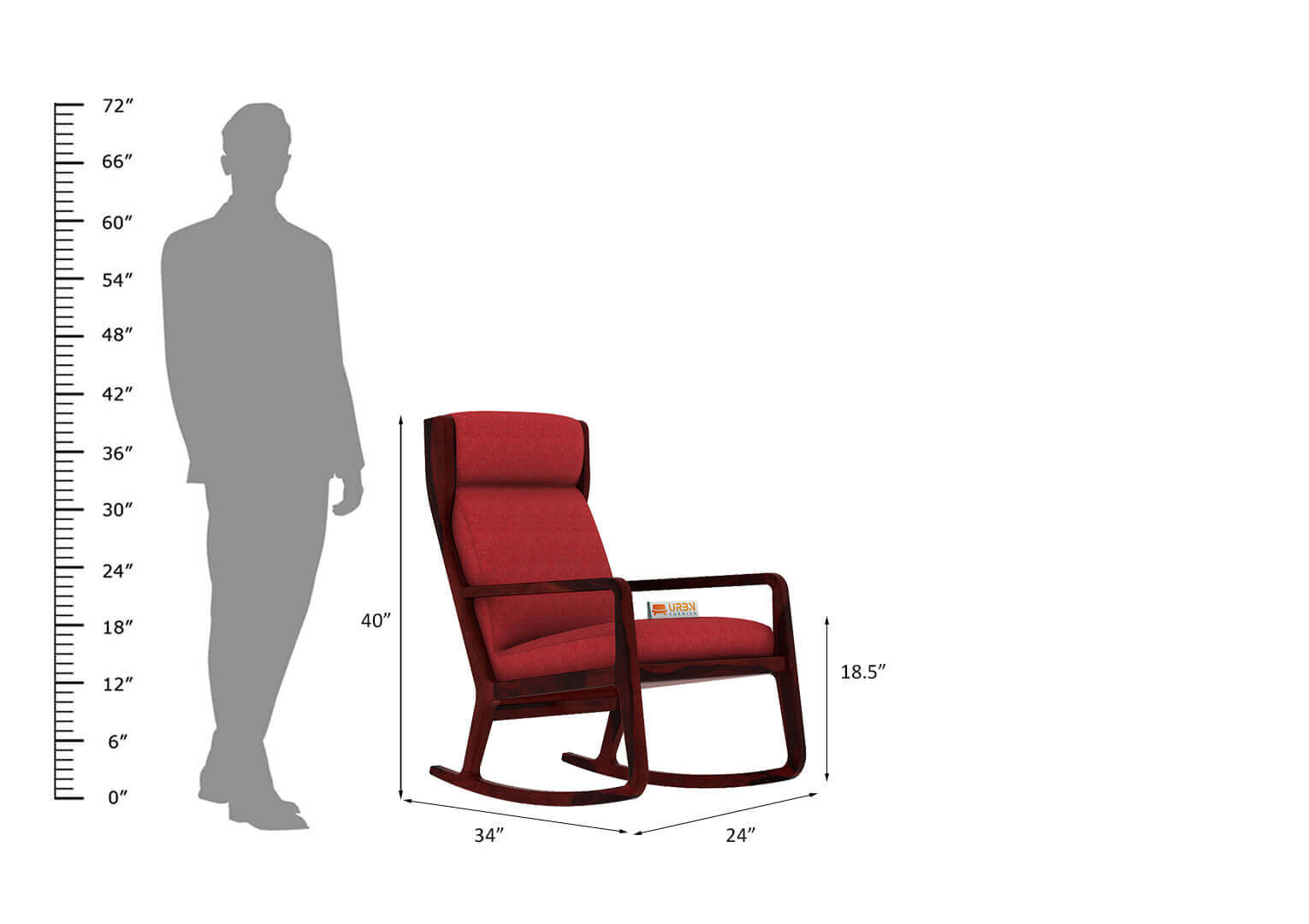 Metanoia Rocking Chair - Urbnfurnish