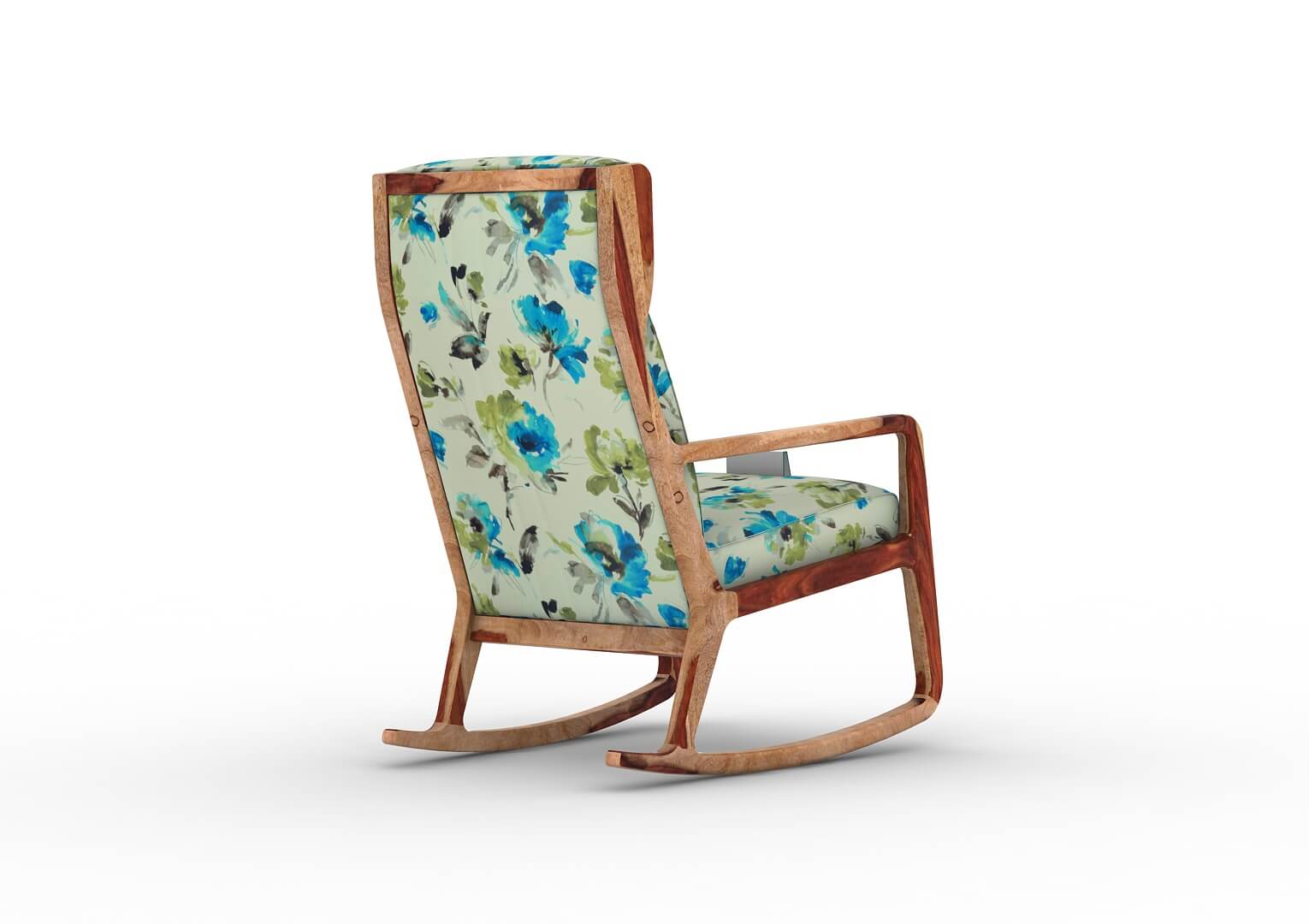 Metanoia Rocking Chair (Printed Fabric) - Urbnfurnish