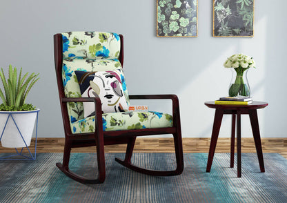 Metanoia Rocking Chair (Printed Fabric) - Urbnfurnish