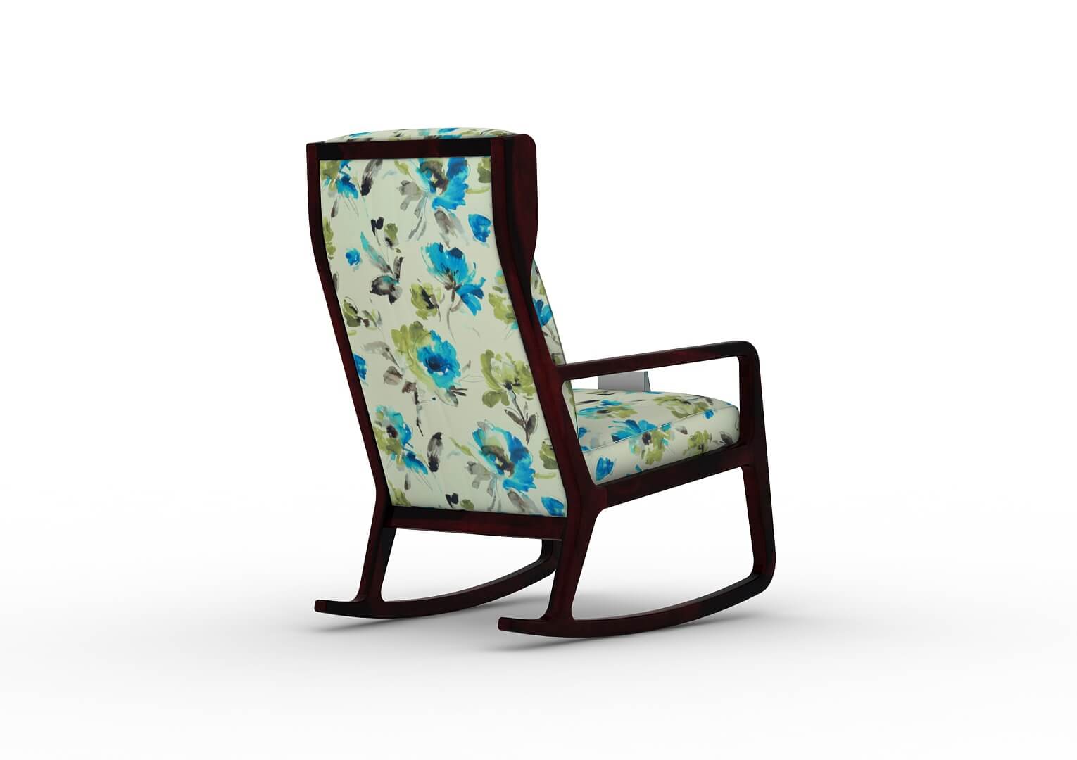 Metanoia Rocking Chair (Printed Fabric) - Urbnfurnish