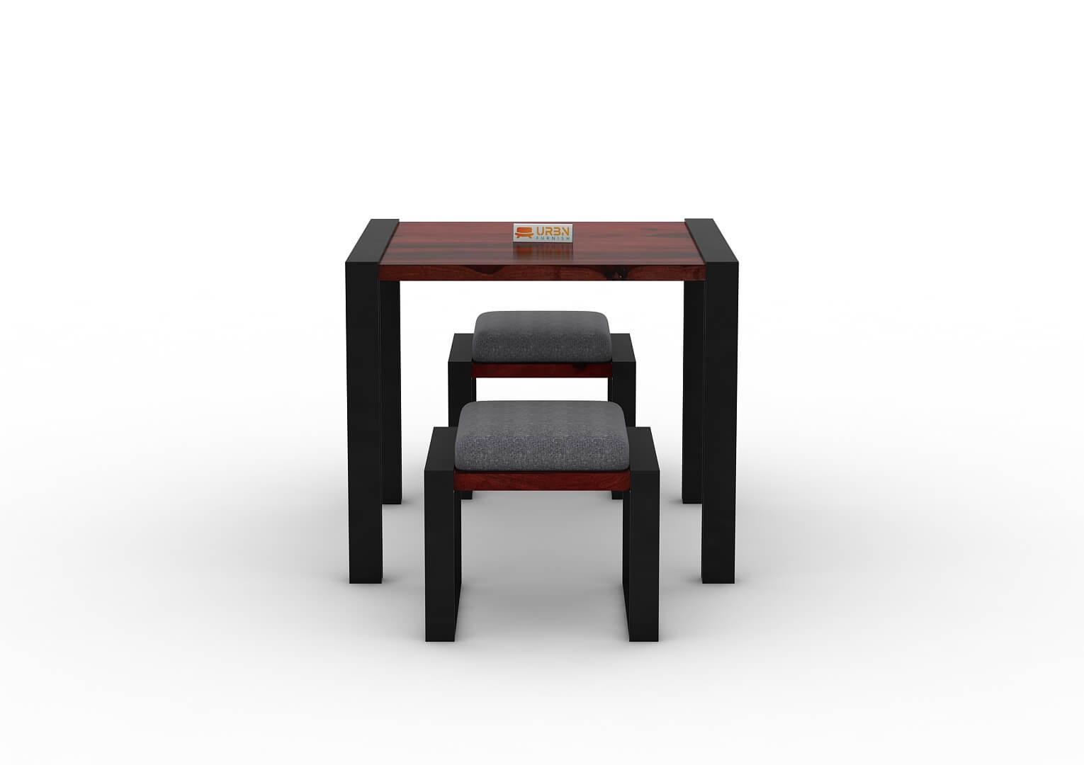 Milate-2-Seater-Dining-Set-Black-Mahogany-Gray_2